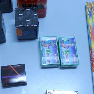 Materiale pirotehnice, fără documente legale, descoperite la P.T.F. Giurgiu