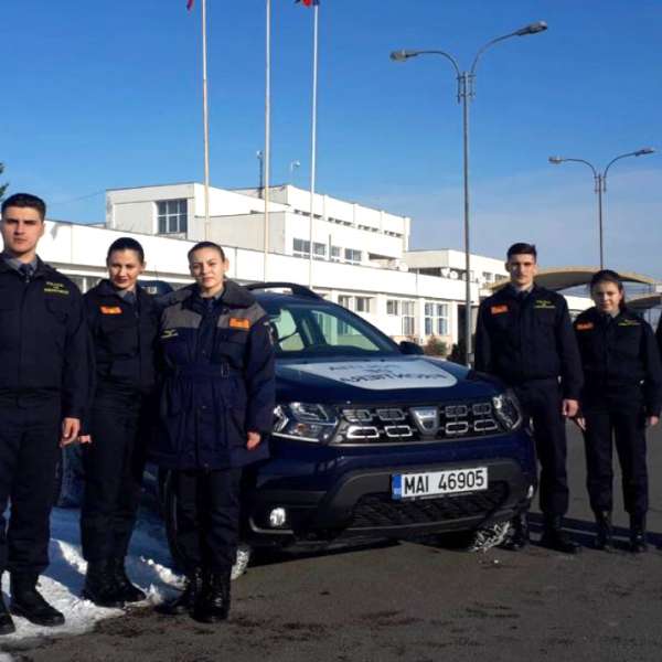 54 de elevi din cadrul Școlii de Pregătire a Agenților Poliției de Frontieră ”Avram Iancu”- Oradea în stagiu de practică la Inspectoratul Teritorial al Poliţiei de Frontieră Giurgiu