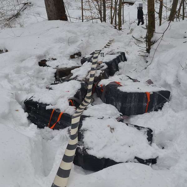Aproximativ 20.000 de pachete cu ţigări de contrabandă, confiscate la frontiera de nord