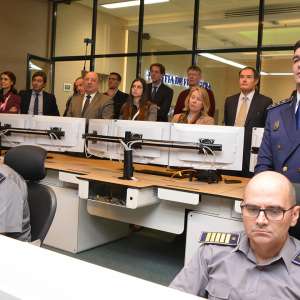 Mai mulți miniștri de interne au vizitat azi Centrul Operațional al Poliției de Frontieră