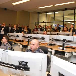 Mai mulți miniștri de interne au vizitat azi Centrul Operațional al Poliției de Frontieră