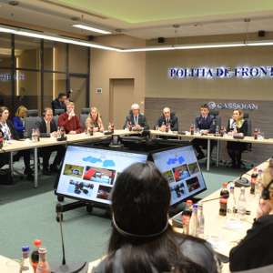 Mai mulți miniștri de interne au vizitat azi Centrul Operațional al Poliției de Frontieră