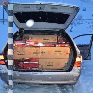 Peste 42.300 de pachete cu țigări de contrabandă, confiscate la frontiera de nord