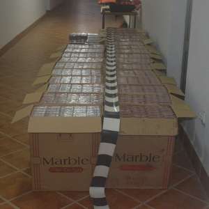 Peste 42.300 de pachete cu țigări de contrabandă, confiscate la frontiera de nord