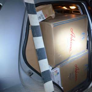 Ţigări în valoare de peste 186.000 lei confiscate la frontiera de nord