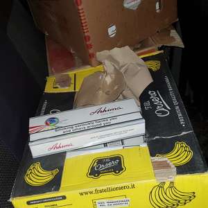 Țigarete de contrabandă confiscate de polițiștii de frontieră din Olt