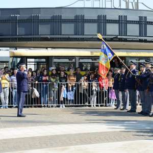 O nouă serie de elevi a depus jurământul militar la Şcoala Avram Iancu Oradea  