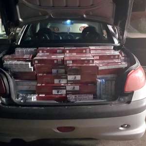 Țigări de contrabandă, confiscate de polițiștii de frontieră severineni