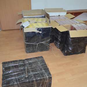 Peste 13.500 de pachete cu țigări,  confiscate la frontiera de nord
