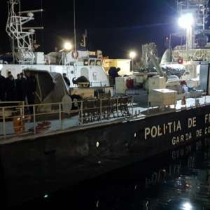 Nava MAI 1101 a Poliţiei de Frontieră Române va supraveghea, timp de 3 luni, frontierele Europei din Marea Egee