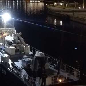 Nava MAI 1101 a Poliţiei de Frontieră Române va supraveghea, timp de 3 luni, frontierele Europei din Marea Egee