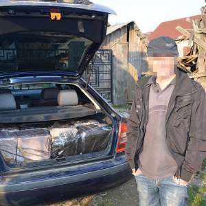Un maramureșean cercetat pentru contrabandă  și 8.480 pachete țigări confiscate