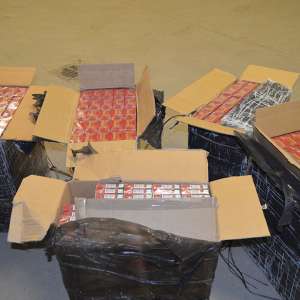 7.500 pachete cu țigări confiscate la frontiera de nord
