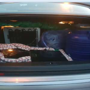 Armă neletală, ascunsă în portbagajul unui autoturism, descoperită în Punctul de Trecere a Frontierei Cenad