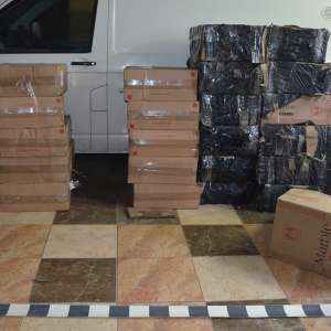 21.500 pachete de ţigări confiscate la frontiera de nord