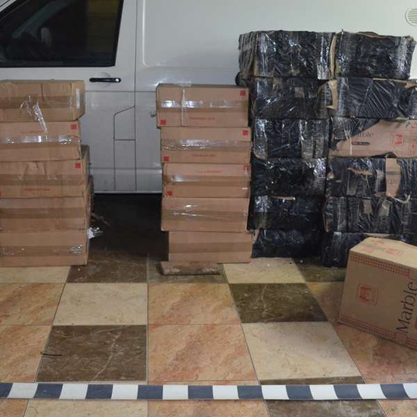 21.500 pachete de ţigări confiscate la frontiera de nord