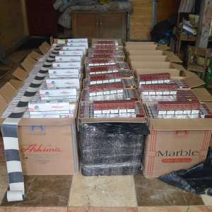 21.500 pachete de ţigări confiscate la frontiera de nord