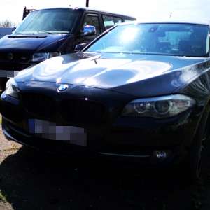 BMW căutat de autoritățile din Marea Britanie, descoperit în P.T.F. Petea