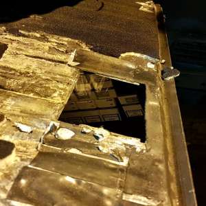 Ţigări ascunse în rezervorul unui autoturism, confiscate în P.T.F. Halmeu