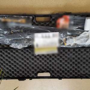 Puşcă cu aer comprimat, descoperită în P.T.F. Calafat