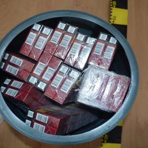 Butoi plin cu ţigări, descoperit în râul Suceava  de poliţiştii de frontieră