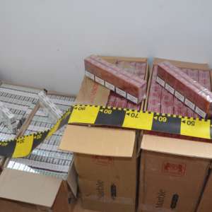 Aproximativ 40.000 pachete cu țigări de contrabandă,  depistate la frontiera de nord