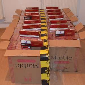 Peste 36.000 pachete cu țigări confiscate la frontiera de nord