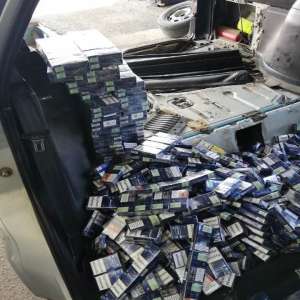 Ţigări ascunse în rezervorul unui autoturism, confiscate în P.T.F. Halmeu