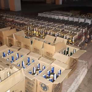 2.766 de sticle cu alcool descoperite  la P.T.F. Giurgiu