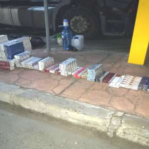 Ţigări de contrabandă descoperite în P.T.F. Galați rutier