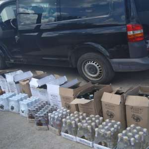 Sticle cu alcool descoperite în P.T.F. Zimnicea