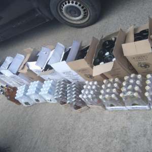 Sticle cu alcool descoperite în P.T.F. Zimnicea