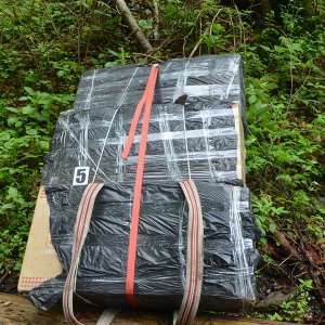 Aproximativ 57.500 pachete țigări în valoare de 672.000 lei,  confiscate la frontiera de nord a României