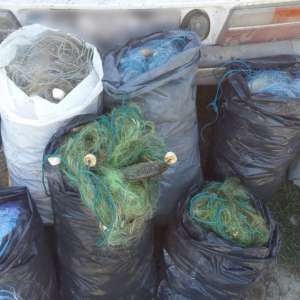 Peste 80 kg peşte şi plase monofilament, confiscate de poliţiştii de frontieră
