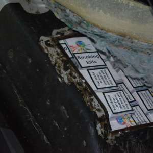 Ţigări de contrabandă confiscate la frontieră