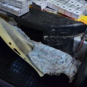 Ţigări de contrabandă confiscate la frontieră