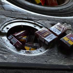 Ţigări de contrabandă confiscate la frontieră