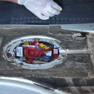 Ţigări de contrabandă confiscate la frontieră