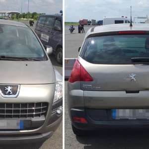 Autoturism căutat de autorităţile din Italia, depistat de poliţiştii de frontieră de la P.T.F. Nădlac II