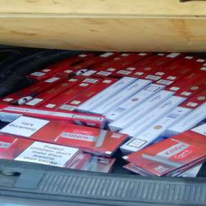 Ţigări de contrabandă descoperite de polițiștii de frontieră gălățeni