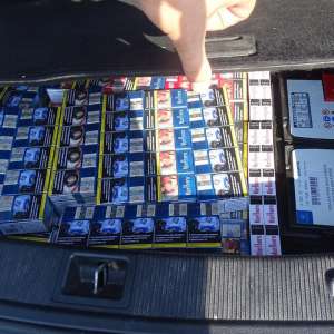Peste 1.900 de pachete cu ţigări, descoperite în P.T.F. Calafat   