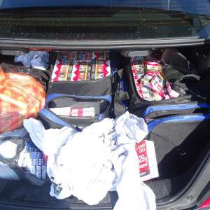 Peste 1.900 de pachete cu ţigări, descoperite în P.T.F. Calafat   