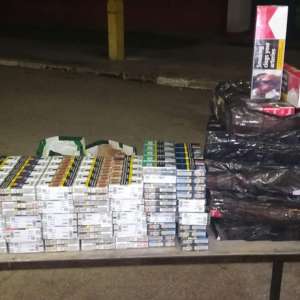 Peste 1000 pachete de ţigări, depistate ascunse într-un autocar la P.T.F. Turnu