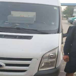 Autoutilitară fără drept de circulație în România, descoperită de polițiștii de frontieră din cadrul S.P.F. Folteşti