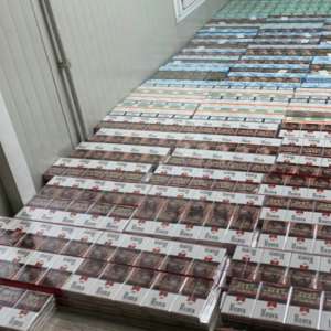 Peste 1900 pachete de ţigări, depistate ascunse într-un autocar la P.T.F. Nădlac II