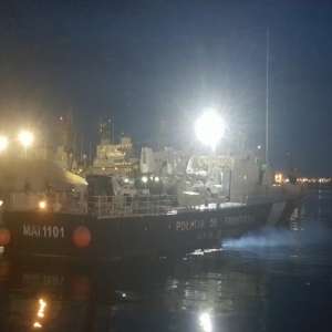 Nava MAI 1101 a predat ștafeta navei MAI 1104 a Poliţiei de Frontieră Române care va  supraveghea, timp de 3 luni, frontierele Europei din Marea Egee