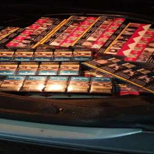 Peste 4.500 de pachete cu ţigări descoperite de polițiștii de frontieră giurgiuveni