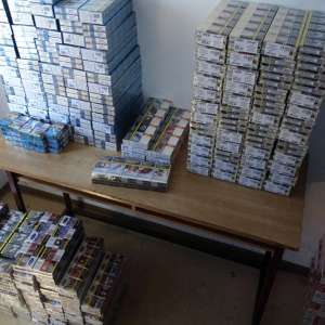 Ţigări descoperite în P.T.F. Calafat