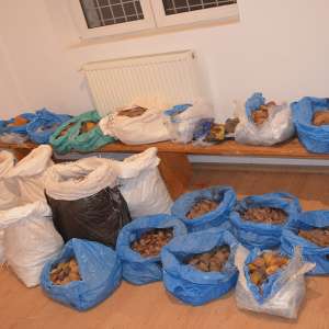 100 kg de chihlimbar, descoperite la graniţa cu Ucraina