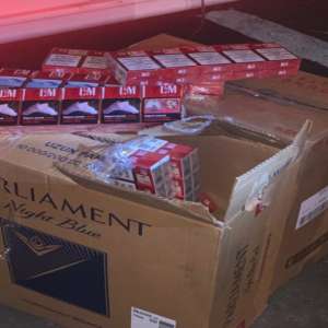 Ţigări fără marcaje fiscale, descoperite în P.T.F. Giurgiu